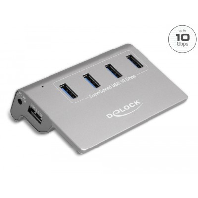 Delock USB 3.2 Gen 2 Hub with 4 USB Type-A Ports