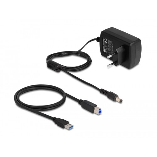 Delock USB Dual Docking Station for 2 x SATA HDD / SSD with Clone and Erase Function