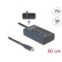 Delock USB 10 Gbps Hub with 4 USB Type-C™ Ports thereof 3 x Data Port + 1 x Data and PD 20 Watt with power indicator