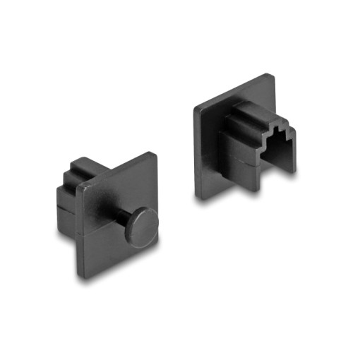 Delock Dust Cover for RJ10 jack with grip 10 pieces black