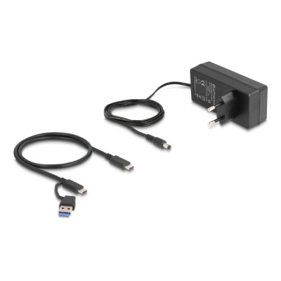 Delock USB 5 Gbps Hub with 2 x USB Type-A and 2 x USB Type-C™ female and 1 x Fast Charging Port + Switch 2