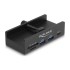 Delock External USB 5 Gbps Hub with 2 x USB Type-A, 1 x USB Type-C™ and SD + Micro SD Slot with Locking Screw