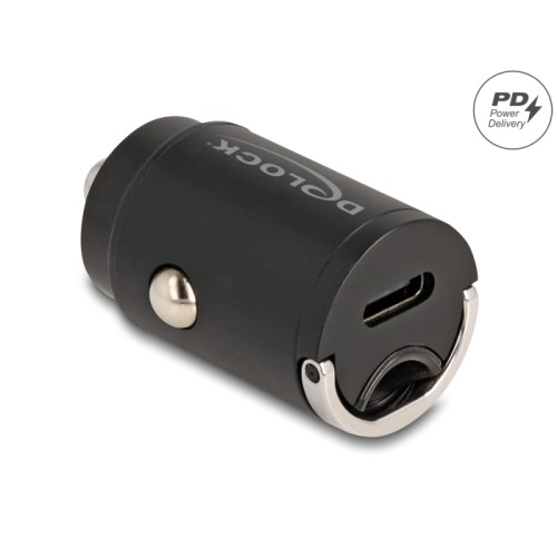 Delock Mini Car Charger USB Type-C™ PD 3.0 with 30 W