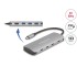 Delock 7 Port USB 10 Gbps Hub and 4K HDMI output with USB Type-C™ connection and PD 3.0 90 Watt