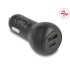 Delock Car charger USB Type-C™ PD 3.0 and USB Type-A with 32 W