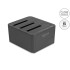 Delock USB Docking Station for 3 x SATA HDD / SSD with 1:2 Clone Function