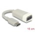 Delock Adapter HDMI Mini-C male to VGA female