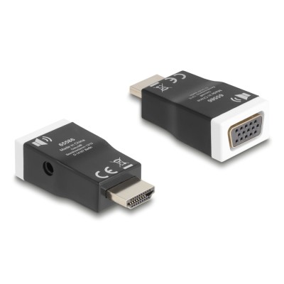 Delock Adapter HDMI-A male > VGA female with Audio
