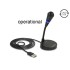 Delock USB Microphone with base and Touch-Mute Button