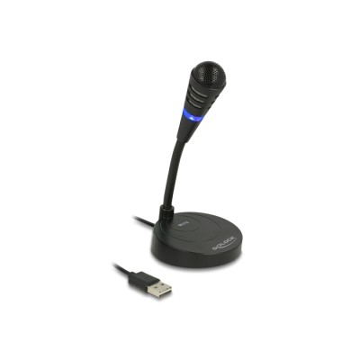 Delock USB Microphone with base and Touch-Mute Button 2