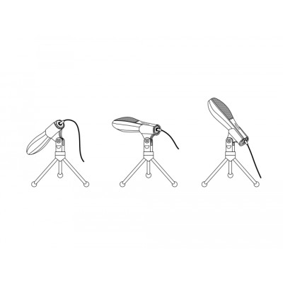 Delock USB Condenser Microphone with Table Stand - ideal for gaming, Skype and vocals 2