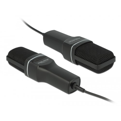Delock USB Condenser Microphone Set - for Podcasting, Gaming and Vocals