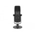 Delock Multifunctional Dual Capsule USB Microphone with 3.5 mm Stereo Headphone Jack and Volume Control + Quick-Mute Funktion