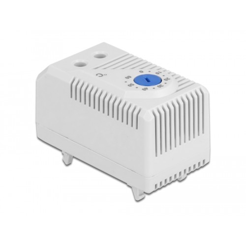 Delock Thermostat with normally open contact for DIN rail