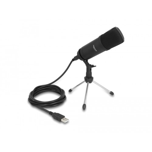 Delock Professional USB Condenser Microphone 24 Bit / 192 kHz for PC and Laptop