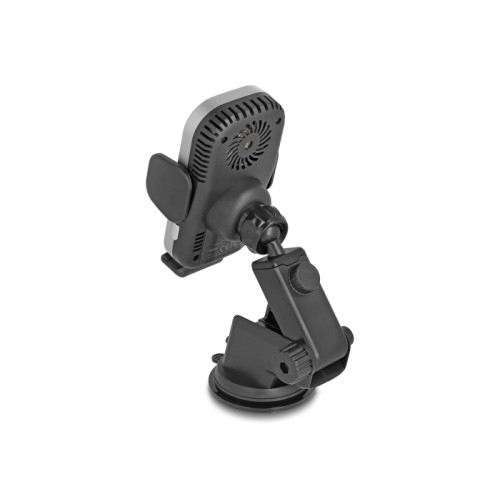 Delock Wireless Car Charger Smartphone Holder with Charging and Cooling Function 15 W – Qi