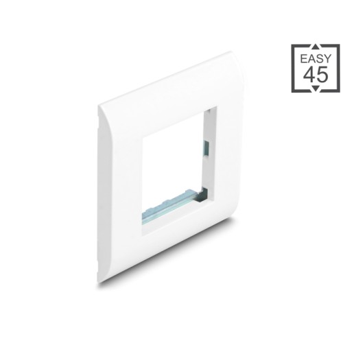 Delock Easy 45 Module Holder with Frame 80 x 80 mm white