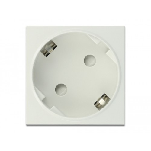 Delock Easy 45 Grounded Power Socket with a 45° arrangement extendable 45 x 45 mm 10 pieces