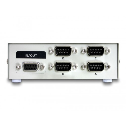 Delock Serial Switch RS-232 / RS-422 / RS-485 4-port manual
