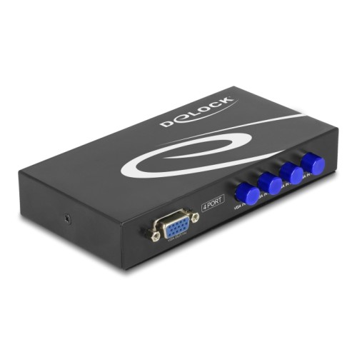 Delock Switch VGA 4 port manual bidirectional