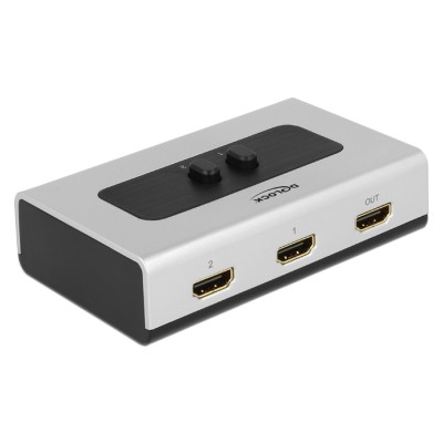 Delock Switch 4K HDMI 2 port manual bidirectional 2