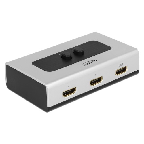 Delock Switch 4K HDMI 2 port manual bidirectional