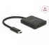 Delock USB Type-C™ Splitter (DP Alt Mode)  2 x HDMI out 4K 30 Hz