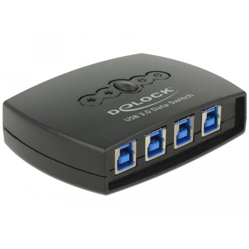 Delock USB 5 Gbps Switch 4 PC to 1 device