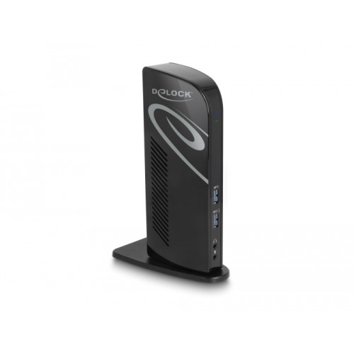 Delock USB Docking Station Dual DisplayPort 4K / USB 3.2 / LAN / Audio (Displaylink)