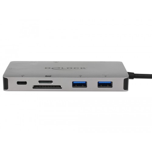 Delock USB Type-C™ Docking Station 4K - HDMI / VGA / USB 3.1 / SD / LAN / PD 3.0