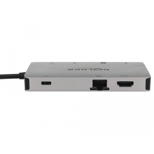 Delock USB Type-C™ Docking Station 4K - HDMI / VGA / USB 3.1 / SD / LAN / PD 3.0