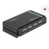 Delock DisplayPort 1.4 Switch 2 x 2 DisplayPort in to 1 x 2 DisplayPort out 8K