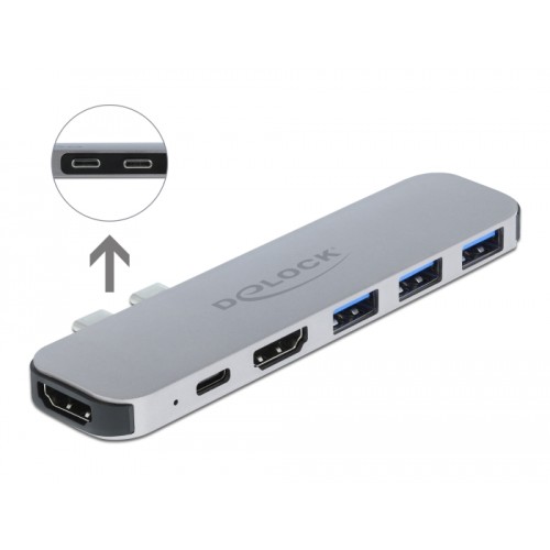 Delock Docking Station for MacBook Dual HDMI 4K / PD / Hub