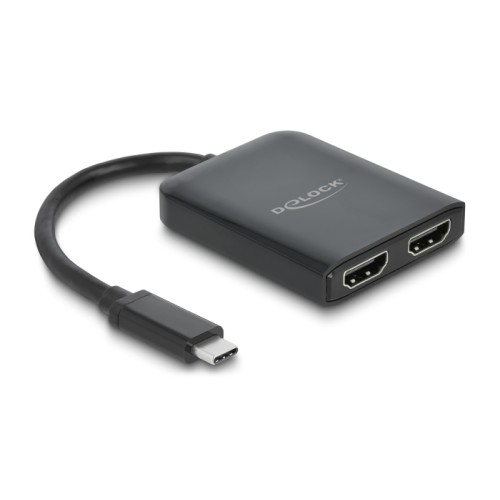 Delock USB Type-C™ Splitter (DP Alt Mode) to 2 x HDMI MST / VXP