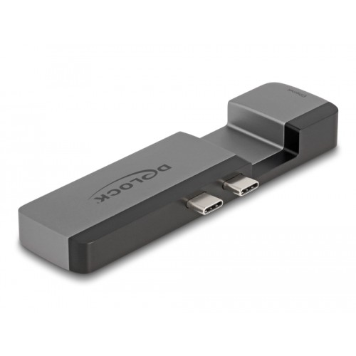 Delock Docking Station for MacBook Pro / MacBook Air Thunderbolt™ 4 with 5K Resolution / 100 W PD / 10 Gbps Hub / LAN / Audio