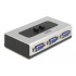 Delock Switch VGA 2 port manual bidirectional