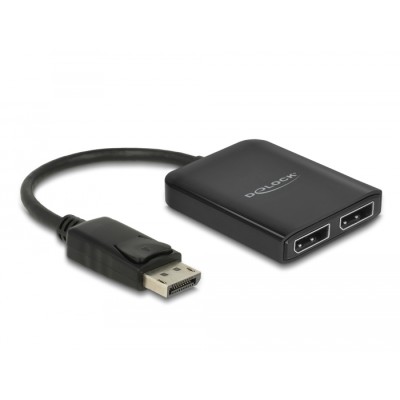 DisplayPort 1.4 Splitter 1 x DisplayPort to 2 x DisplayPort MST 2