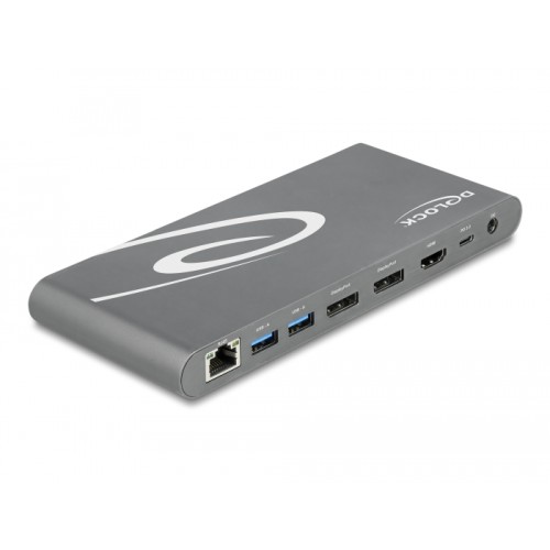 Delock USB Type-C™ DP 1.4 Docking Station Triple 4K Display - HDMI / DisplayPort / USB / LAN / SD / PD 3.0