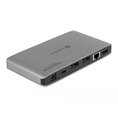 Delock Thunderbolt™ 3 Docking Station 8K - Dual DisplayPort / USB / LAN / SD / Audio / PD 3.0 2