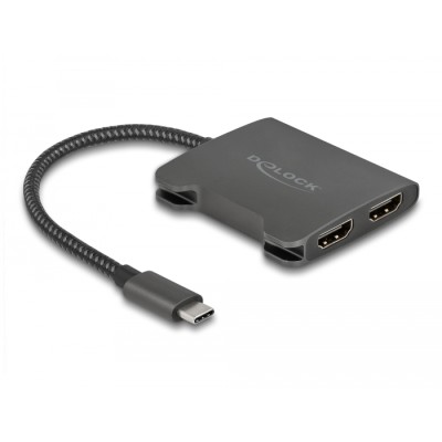 Delock USB Type-C™ Splitter (DP Alt Mode) to 2 x HDMI MST 4K 60 Hz 2