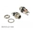 Delock Connector DC 5.5 x 2.1 x 9.5 mm female bulkhead soldering version