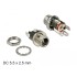 Delock Connector DC 5.5 x 2.5 x 9.5 mm female bulkhead soldering version