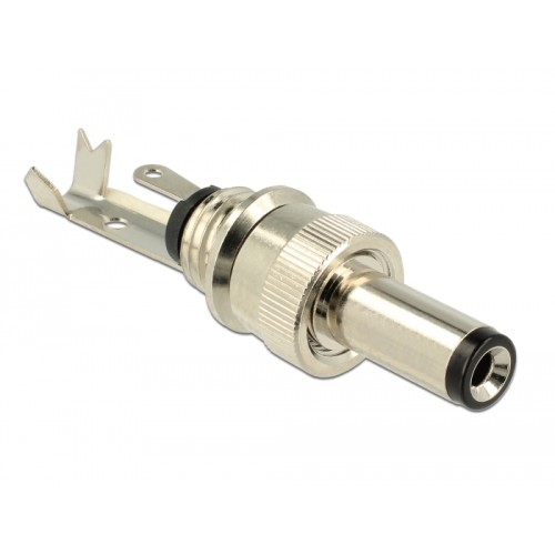 Delock Connector DC 5.5 x 2.1 mm with 12.0 mm length male soldering version
