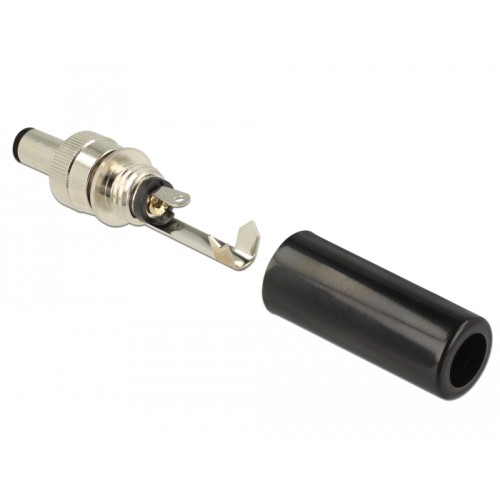 Delock Connector DC 5.5 x 2.1 mm with 12.0 mm length male soldering version