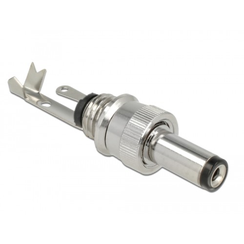 Delock Connector DC 5.5 x 2.5 mm with 12.0 mm length male soldering version