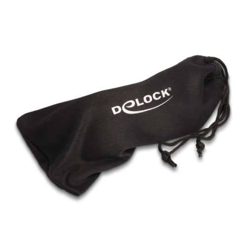 Delock Safety Glasses with temples clear lenses