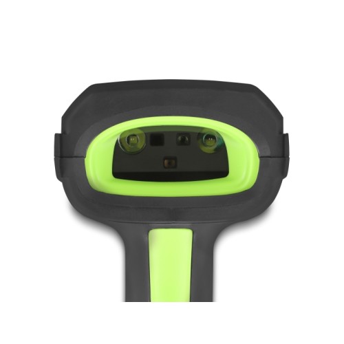 Delock Industrial Barcode Scanner 1D and 2D for 433 MHz or Bluetooth with inductive charging station and long distance reading u