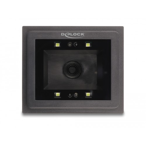 Delock USB Barcode Scanner 1D and 2D wired for stationary installation - German Version