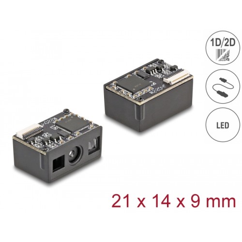 Delock Barcode Scanner Module 1D and 2D - German Version