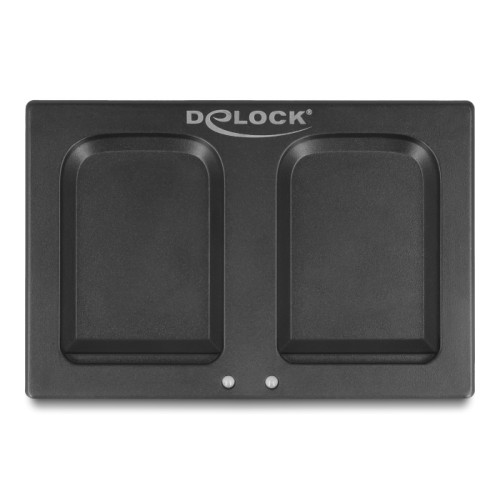 Delock Ring Barcode Scanner 1D and 2D with 2.4 GHz or Bluetooth (2 pieces) + Charging Station